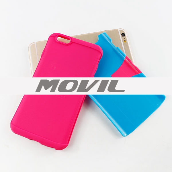 NP-2144 Combinación tpu   pc funda para Apple iPhone 6 plus-4